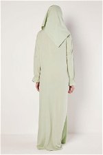 Side Open Prayer Dress with Side Tie and Elastic Sleeves product image 3