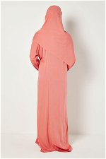 Side Open Prayer Dress with Side Tie and Matching Veil product image 8