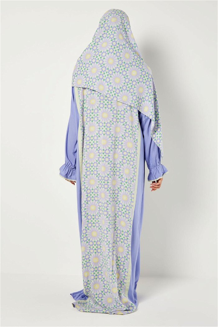 Zipper Prayer Dress with Matching Veil and Elastic Sleeves product image 3