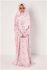 Girl's Zipper Prayer Dress with Matching Veil and Elastic Sleeves product image 8