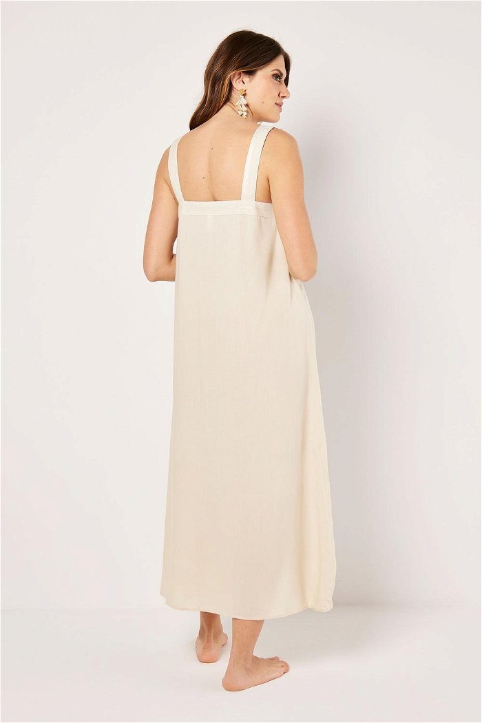 2 Pieces Jacquard Pattern Comfy and Elegant Cami Dress and Kimono Set product image 5