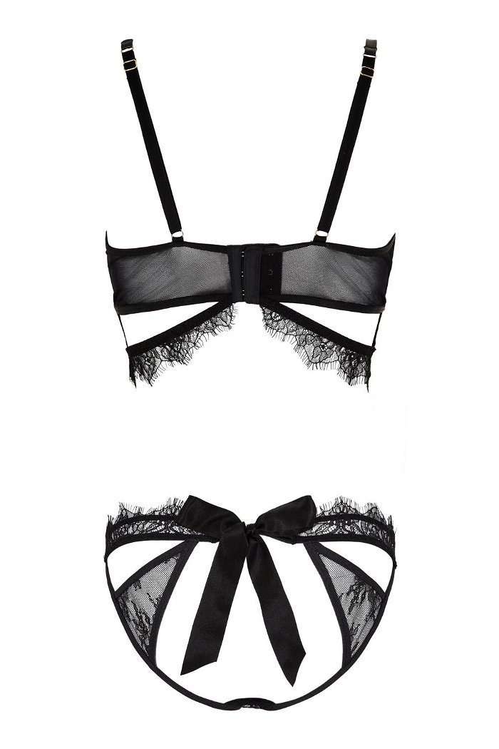 Midnight Temptation Lace Bra and Brief Set product image 2