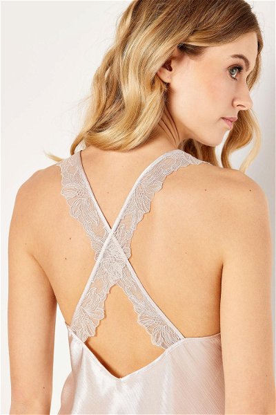 Long Cami Set with Lace product image