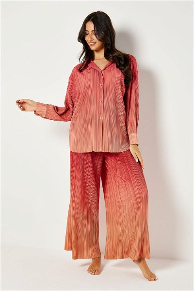 2 Pieces Relaxed Wide Pants lounging Set with product image