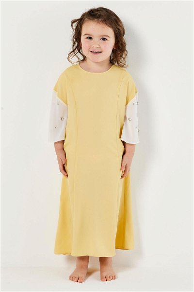 Embellished Sleeves Girl's Kaftan product image