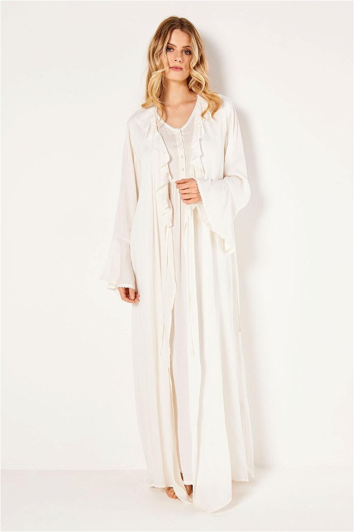 2 Pieces Classic Maternity Gown and Robe Set product image 1