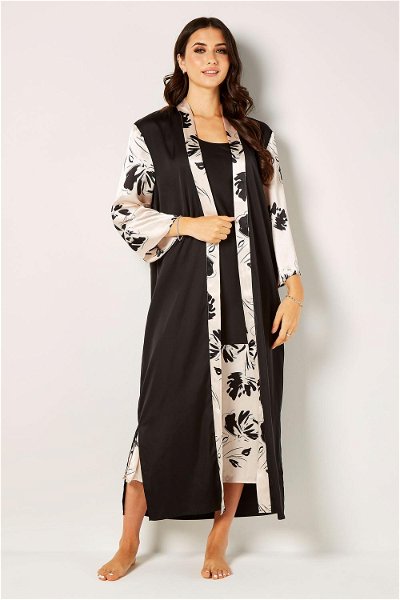 Robe with Printed Sleeves product image
