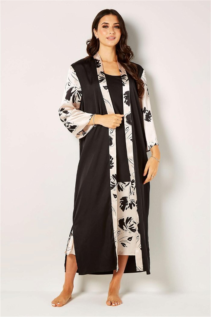 Robe with Printed Sleeves product image 1