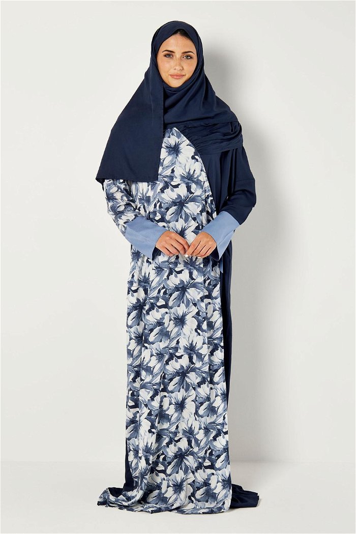Side Open Prayer Dress with Printed Pattern product image 1