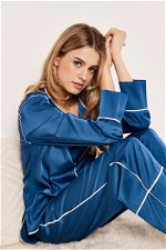 Satin Long Pyjama Set product image 1