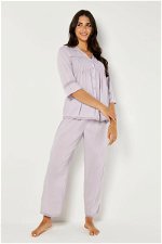 Classic Pyjama Set with Lace Details product image 2