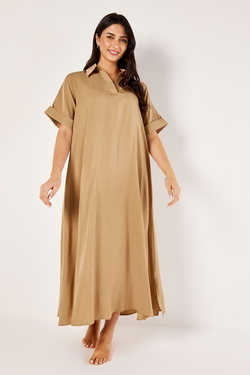 قفطان واسع بياقة و أكمام مثنيه product image