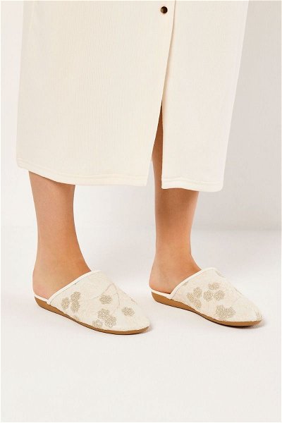Lace Embroidered Slippers product image