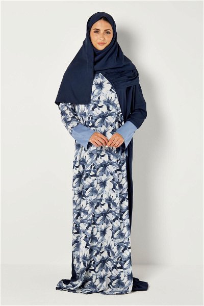 Side Open Prayer Dress with Printed Pattern product image