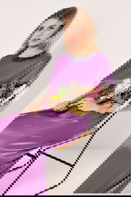 فستان واسع مزين بالخرز product image
